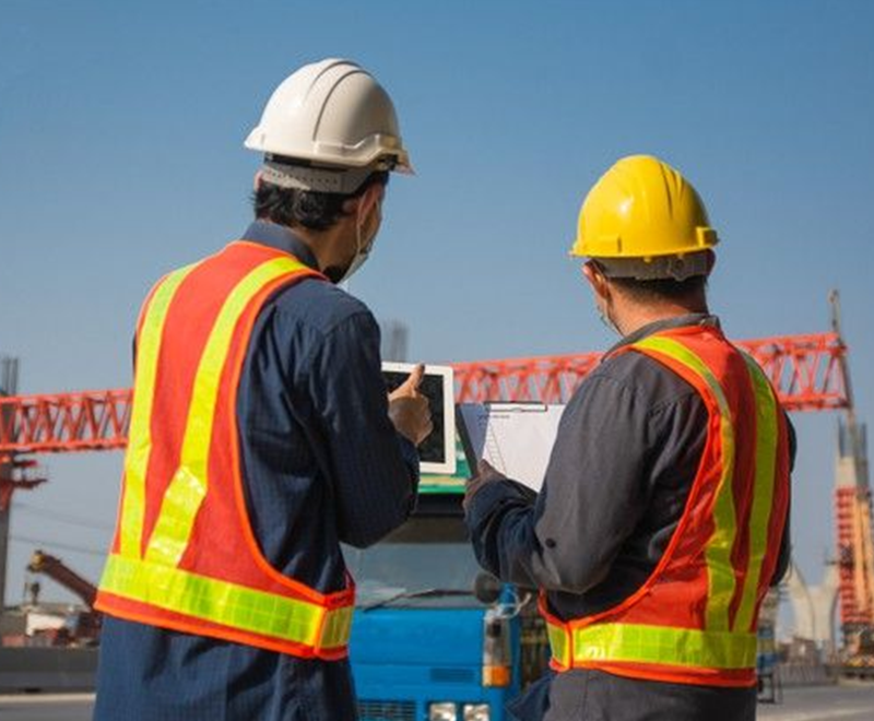 Bridge monitoring and maintenance inspection by engineers
